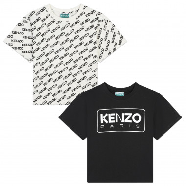 2 Kurzarm-T-Shirts KENZO KIDS Für UNISEX