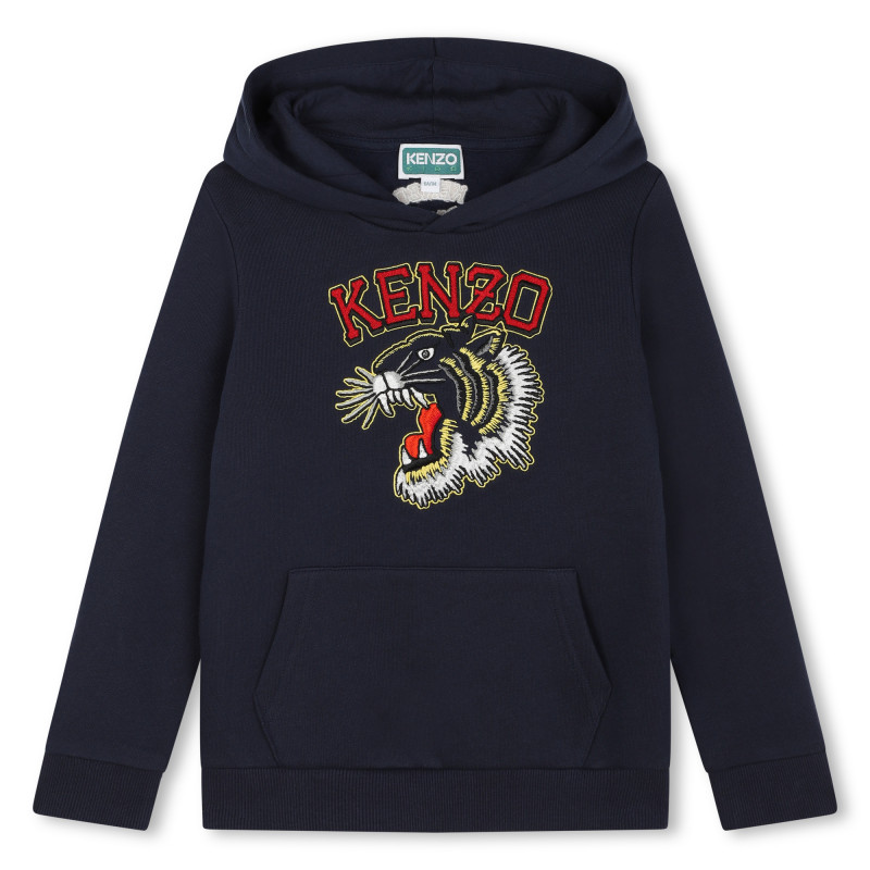 KENZO KIDS Felpa con cappuccio ragazzo blu Kids around