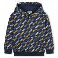 Sweat-shirt molletonné imprimé KENZO KIDS pour GARCON