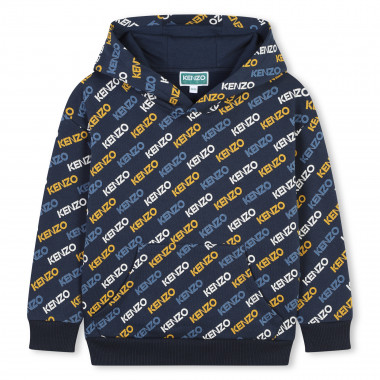 Fleece sweater met print KENZO KIDS Voor