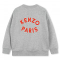 Embroidered fleece sweatshirt KENZO KIDS for BOY