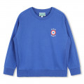 Sweat-shirt molletonné imprimé KENZO KIDS pour GARCON