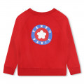 Fleece sweater met opdruk KENZO KIDS Voor