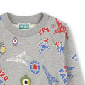 Printed fleece sweatshirt KENZO KIDS for BOY