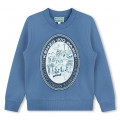 Printed fleece sweatshirt KENZO KIDS for BOY