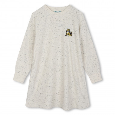 Embroidered fleece dress KENZO KIDS for GIRL