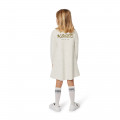 Embroidered fleece dress KENZO KIDS for GIRL