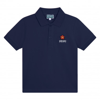 Piqué knit polo shirt KENZO KIDS for UNISEX