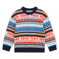 Jacquard knitted jumper KENZO KIDS for BOY