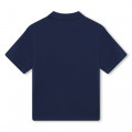 Piqué knit polo shirt KENZO KIDS for BOY