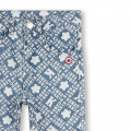 Printed denim trousers KENZO KIDS for BOY