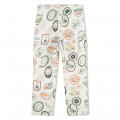 Pantaloni con stampa KENZO KIDS Per UNISEX