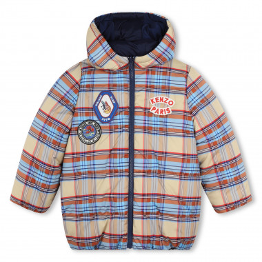 Reversible puffer jacket KENZO KIDS for UNISEX