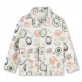 Jas met print KENZO KIDS Voor