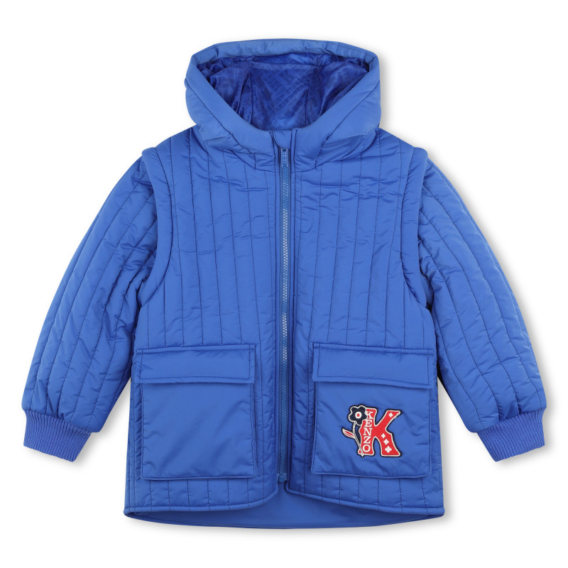 KENZO KIDS Plumas de mangas extraibles niNo azul Kids around