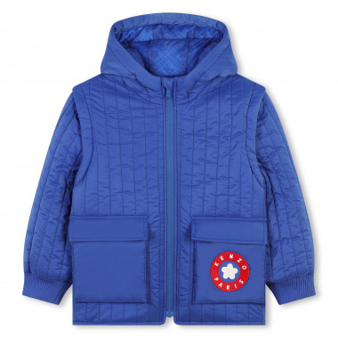 Removable sleeves puffer KENZO KIDS for BOY