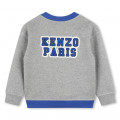 Cardigan molletonné fantaisie KENZO KIDS pour GARCON