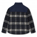 Woollen overshirt KENZO KIDS for BOY