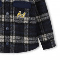 Woollen overshirt KENZO KIDS for BOY