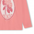 T-shirt with central print KENZO KIDS for GIRL