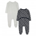 2er-Set Baumwoll-Pyjamas KENZO KIDS Für UNISEX