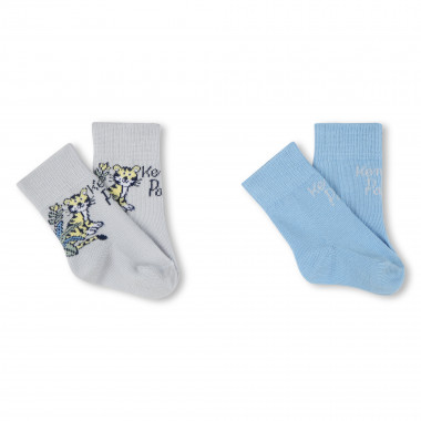 Pack de 2 pares de calcetines KENZO KIDS para UNISEXO