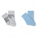 Two-pack of socks KENZO KIDS for UNISEX