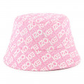 Printed cotton bucket hat KENZO KIDS for UNISEX