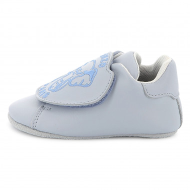 Chaussons à scratch en cuir KENZO KIDS pour UNISEXE