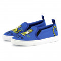 Elasticated canvas trainers KENZO KIDS for UNISEX