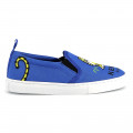Elasticated canvas trainers KENZO KIDS for UNISEX