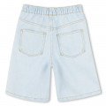 Denim Bermuda shorts KENZO KIDS for BOY
