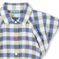 Short-sleeved cotton blouse KENZO KIDS for GIRL