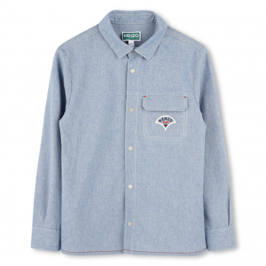 Long-sleeved cotton shirt KENZO KIDS for BOY