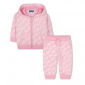 Fleece cardigan and trousers KENZO KIDS for GIRL