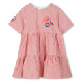 Cotton zip-up dress KENZO KIDS for GIRL
