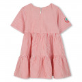 Cotton zip-up dress KENZO KIDS for GIRL