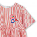 Cotton zip-up dress KENZO KIDS for GIRL