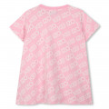 Baumwoll-Kleid mit Print KENZO KIDS Für MÄDCHEN