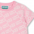 Baumwoll-Kleid mit Print KENZO KIDS Für MÄDCHEN