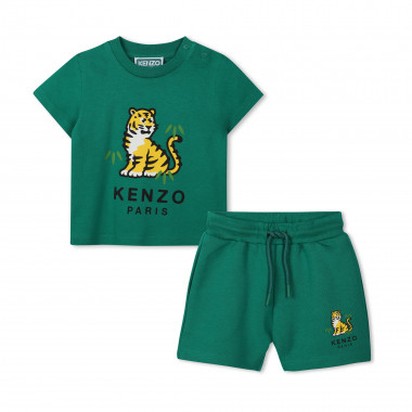 Conjunto camiseta y bermudas KENZO KIDS para NIÑO