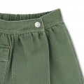 Cotton skort KENZO KIDS for GIRL