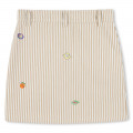 Patched cotton skirt KENZO KIDS for GIRL