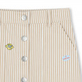 Patched cotton skirt KENZO KIDS for GIRL