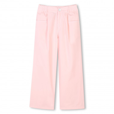 Pantalon évasé en popeline KENZO KIDS pour FILLE