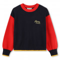 Knitted jumper with embroidery KENZO KIDS for GIRL