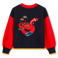 Knitted jumper with embroidery KENZO KIDS for GIRL