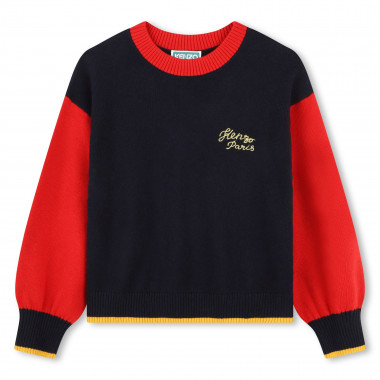 Strickpullover mit Stickereien KENZO KIDS Für MÄDCHEN