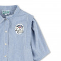 Cotton shirt-dress KENZO KIDS for GIRL
