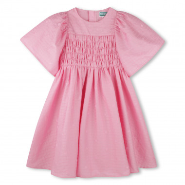Vestido bordado de raso KENZO KIDS para NIÑA